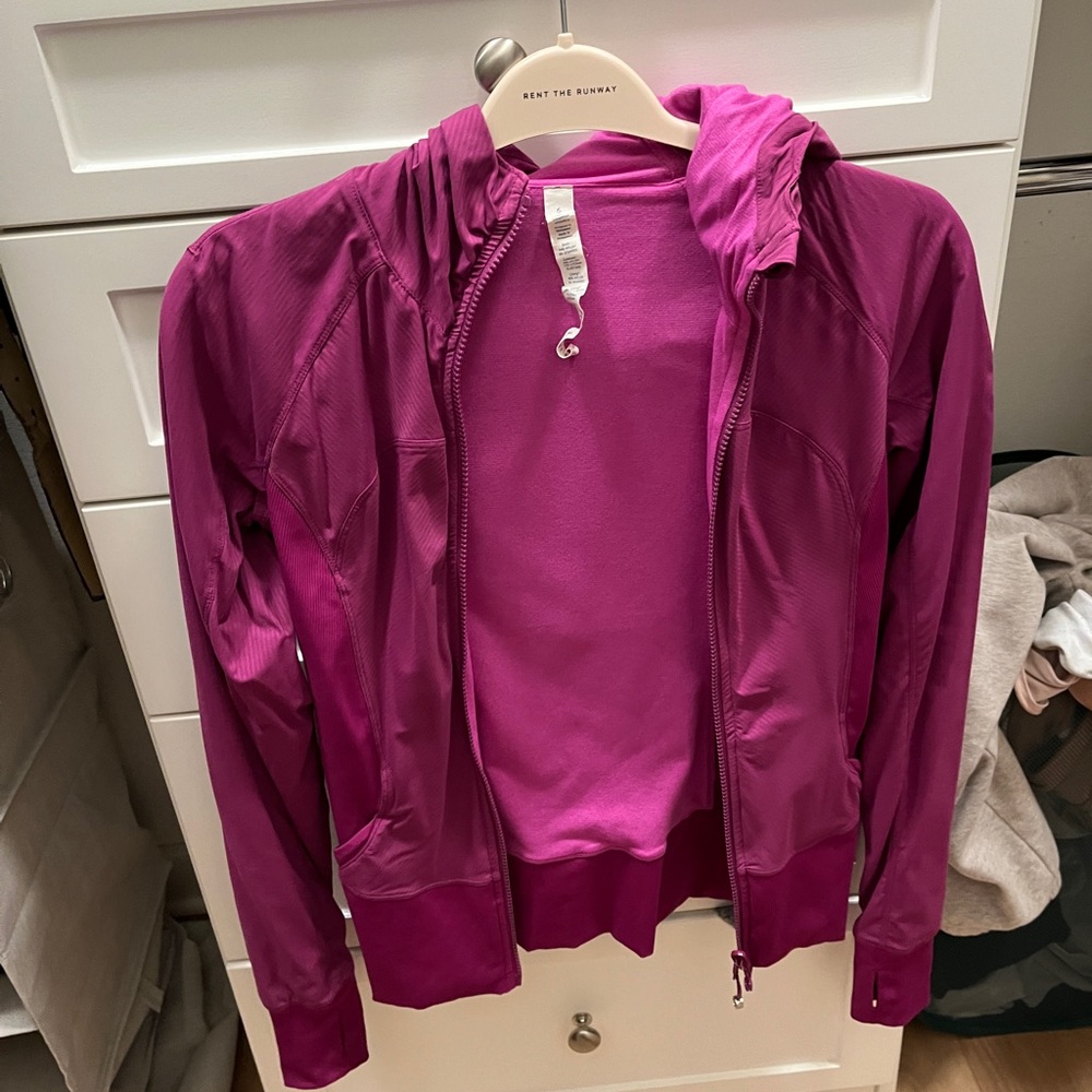 Lululemon jacket pink sz 6